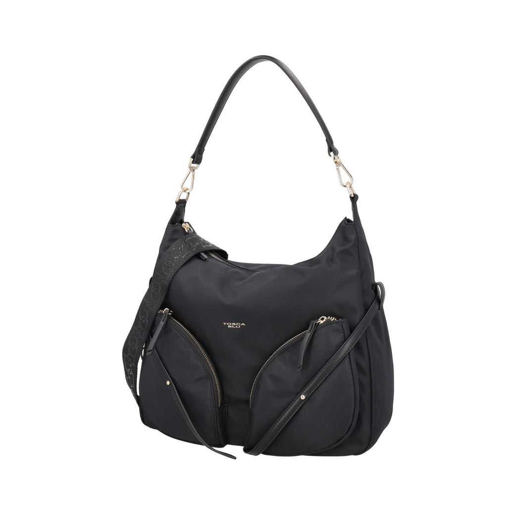 Borsa Tosca blu TF26EB364 Sacca grande Central Park in nylon