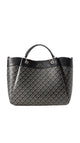 Borsa Armani Exchange XW000393 AF17145 Tote Medium Monogram Nera