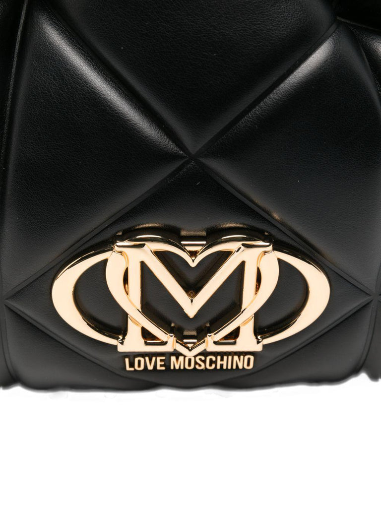 Borsa Love Moschino Jc4115 a secchiello nera trapuntata