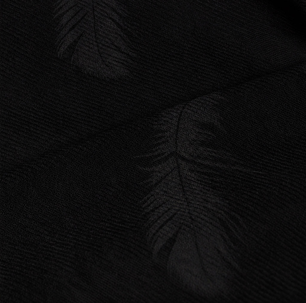 Foulard Elisabetta Franchi SC08F67E2 motivo piume in cashmere