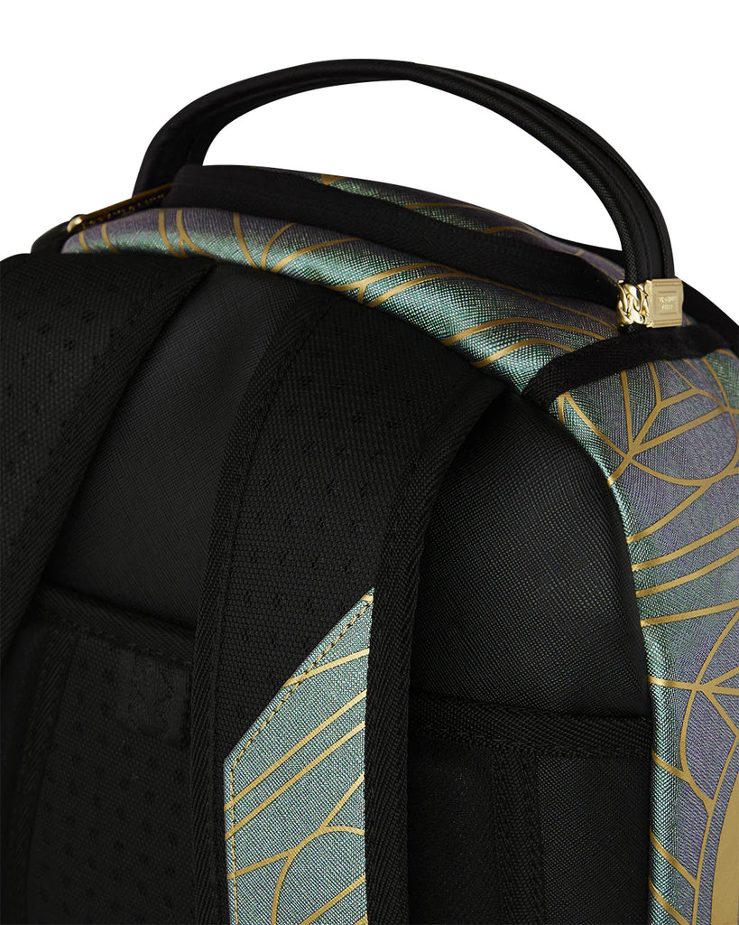 ZAINO SPRAYGROUND 8420 FOUNDATION CRYSTAL IRIDESCENT SHARK BACKPACK