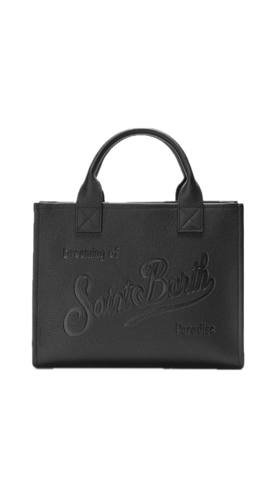 Borsa Saint Barth VANBG001 005321 a spalla Vanity Bag Large in pelle martellata
