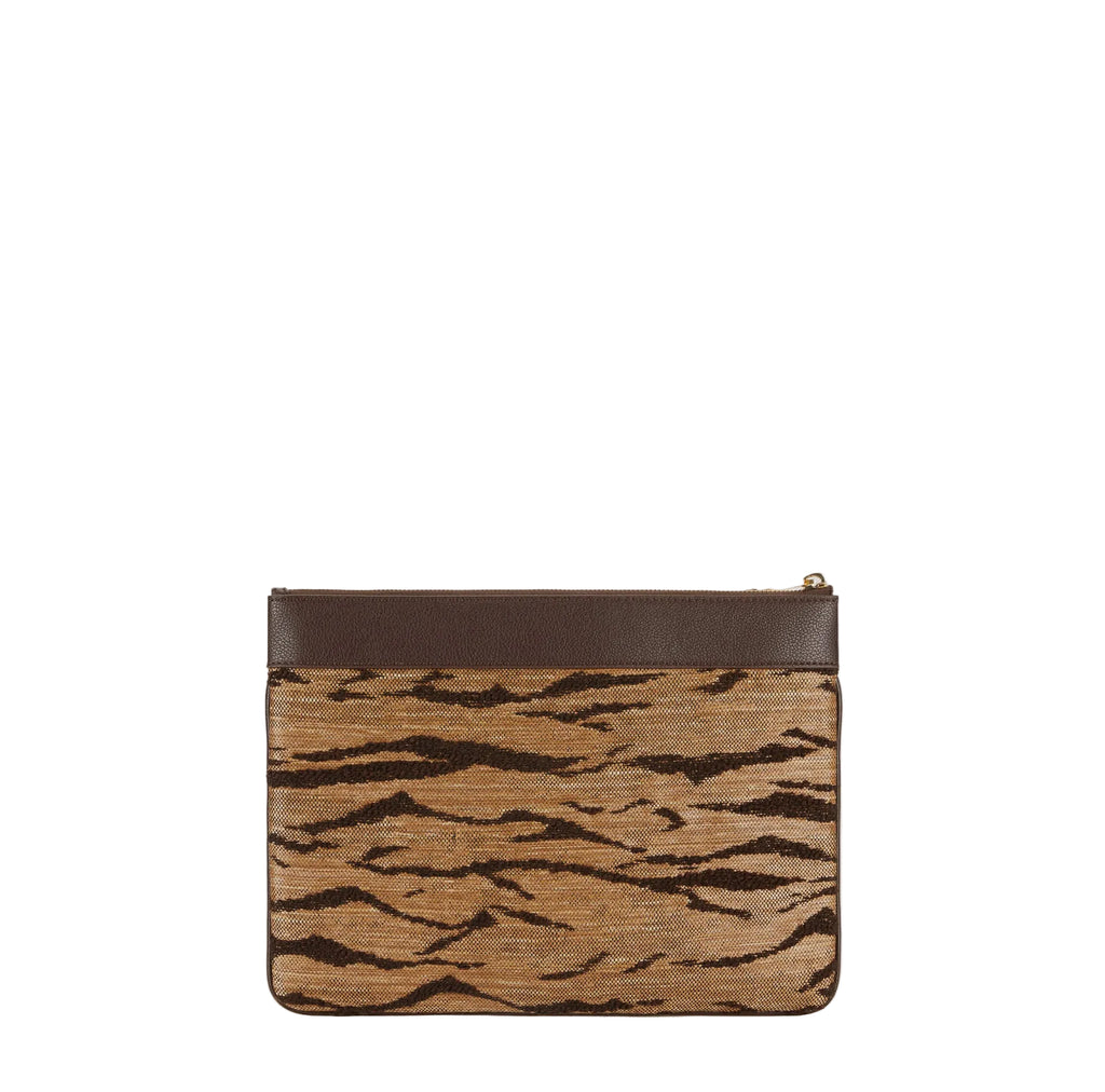 Busta Elisabetta Franchi BS12A62E2 con stampa tigre