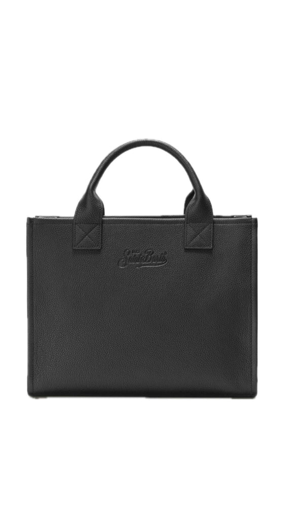 Borsa Saint Barth VANBG001 005321 a spalla Vanity Bag Large in pelle martellata