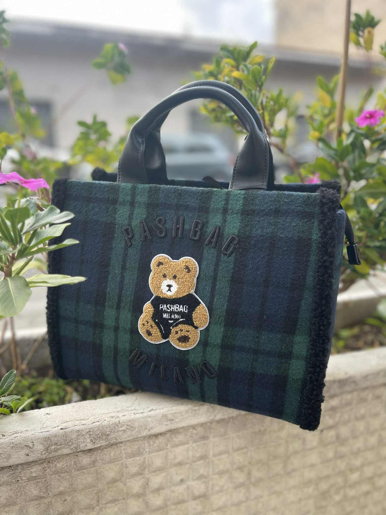 Borsa Pash Bag 18760 Marge Shepherd Forest Tote Big