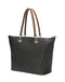 Borsa Pollini TE8410 Shopping Bag Heritage Logo Classic Nero/marrone