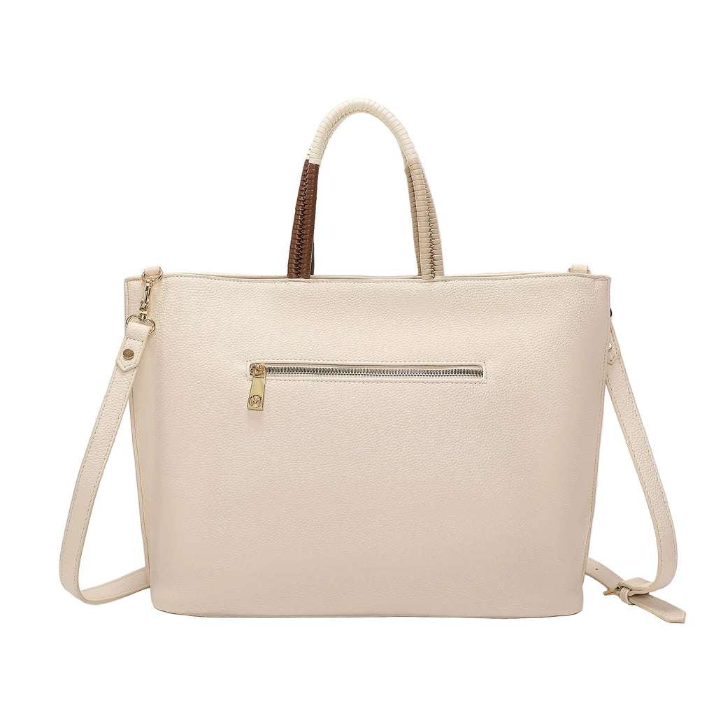 Borsa Mimì Muà Shopper Con Manico Intrecciato Y201371