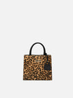 BORSA SAINT BARTH SHBM0002 00501L SHOP BAG MINI IN PELLE E CAVALLINO LEOPARDATO