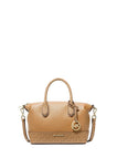 Borsa a mano Hyde piccola con finitura martellata e logo