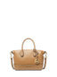 Borsa a mano Hyde piccola con finitura martellata e logo