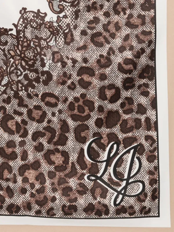 Foulard Liu-Jo 2F6059 20703  pizzo animalier