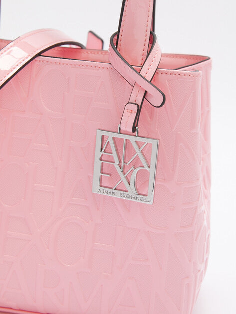 Borsa Armani Exchange art 942647 CC794 Shopping small vernice logata