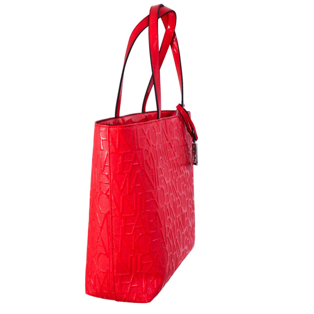 Borsa Armani Exchange 942650 shopper logo vernice
