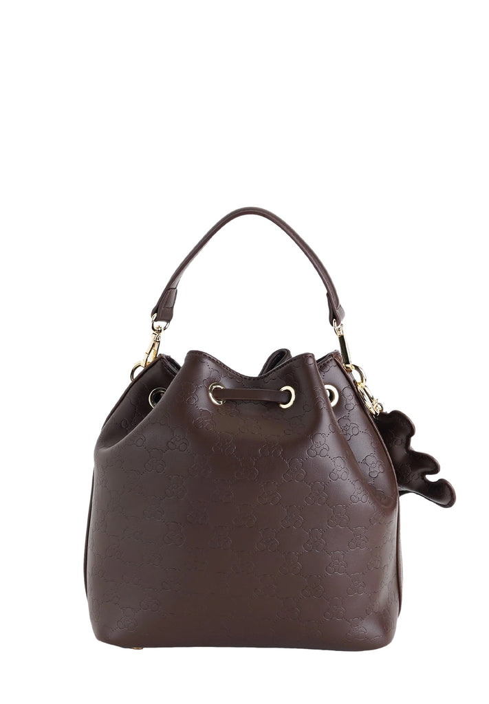 Borsa Pashbag secchiello Colin Soho Pure Teddy All-over