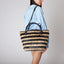 Borsa Tosca Blu TS2520B21 Cesto grande in rafia Tropea colore nero