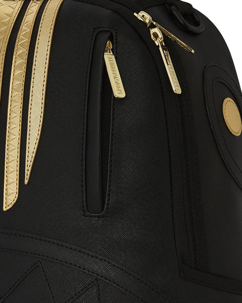 Zaino Sprayground nero Italy racing golden stripes backpack 910B7515NSZ