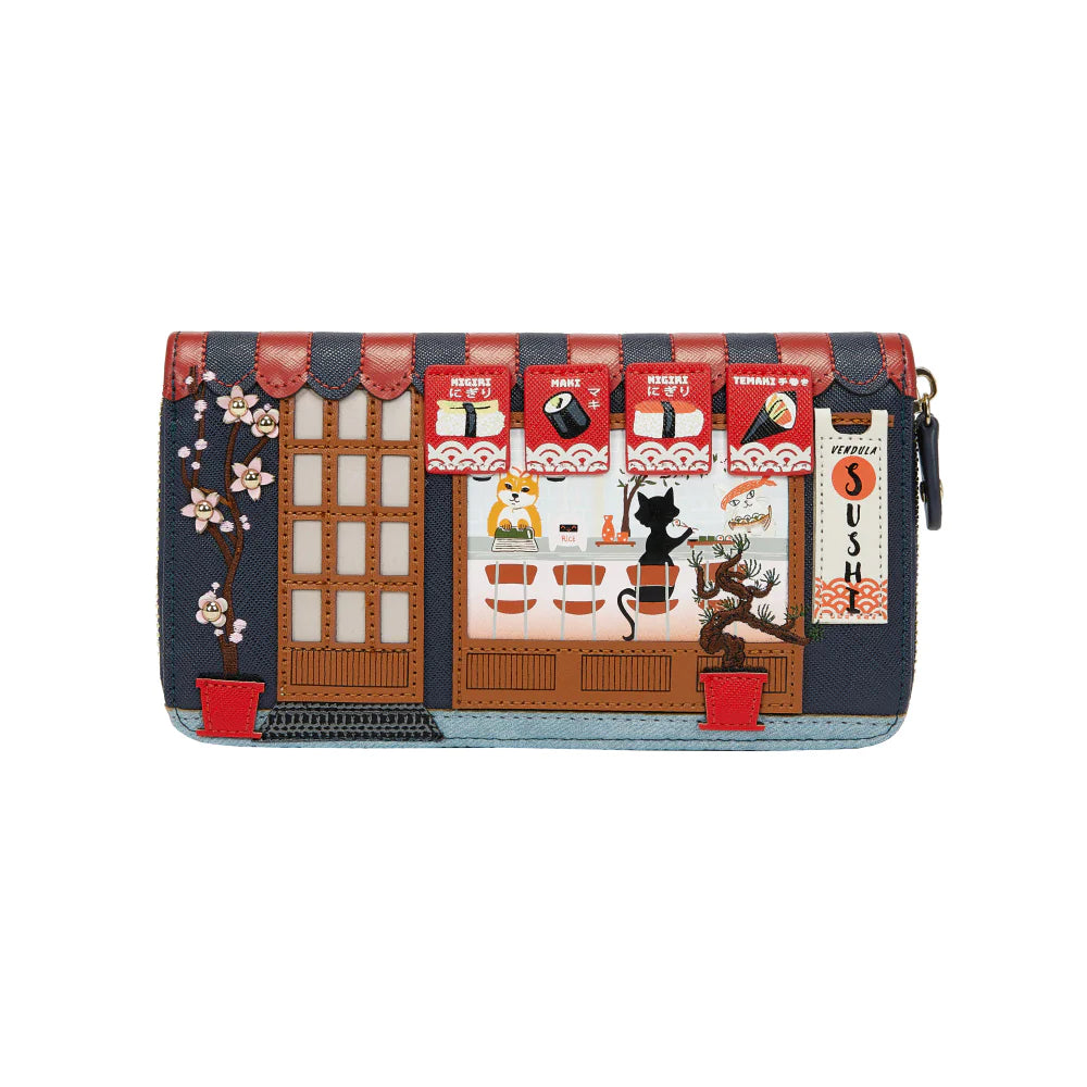 Portafoglio Vendula Sushi F58483391 Zip Around grande edizione limitata.