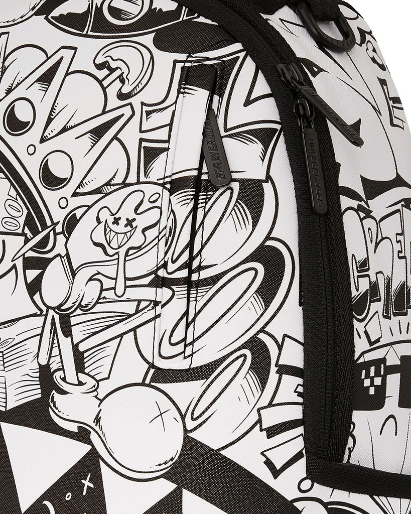 ZAINO SPRAYGROUND ART6852 HEAVY SHARKMOUTH DOODLE DLXSV BACKPACK