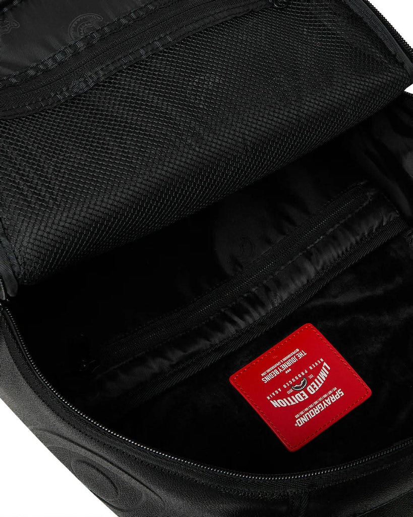 ZAINO SPRAYGROUND 8380 GOLD BRICK LOGO DLXSV BACKPACK