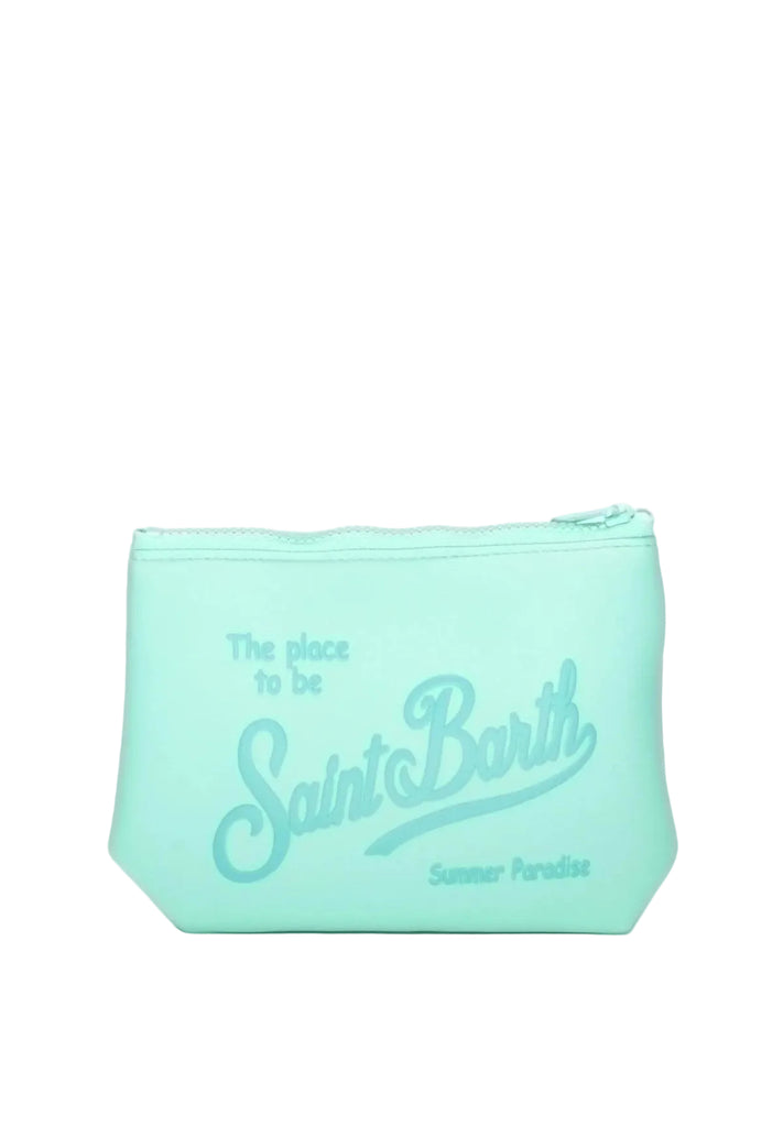 Pochette Saint Barth Aline Logo In Rilievo
