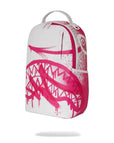 Zaino Sprayground bianco pink vandal backpack 910B7431