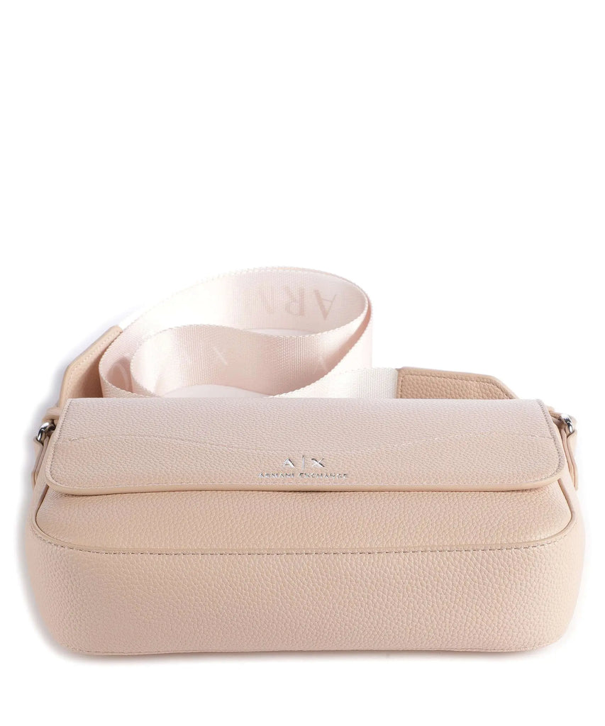 Borsa Armani Exchange art 942912 CC783 fango con tracolla in tessuto