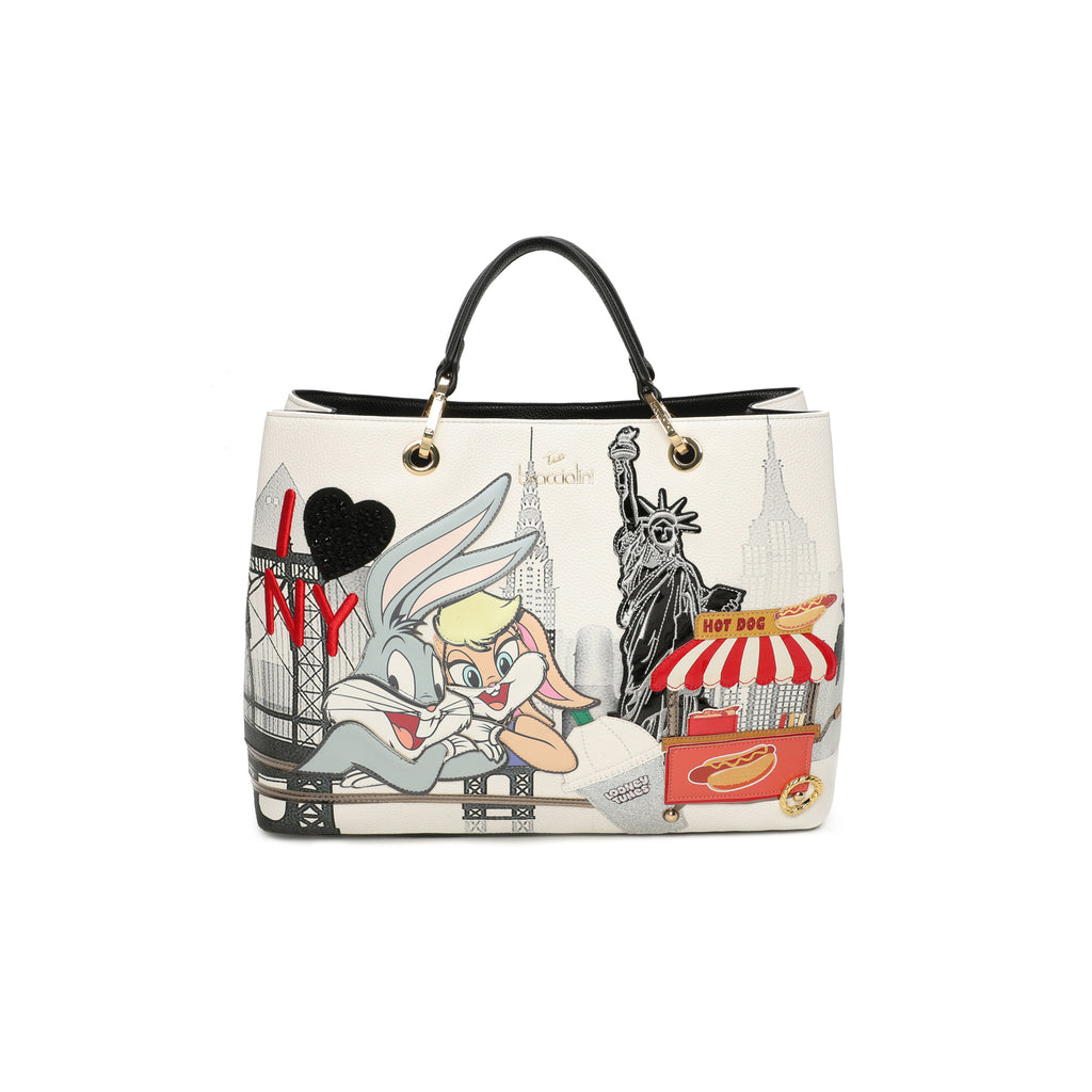 Borsa Braccialini Cartoline LT201 Tote Big New York