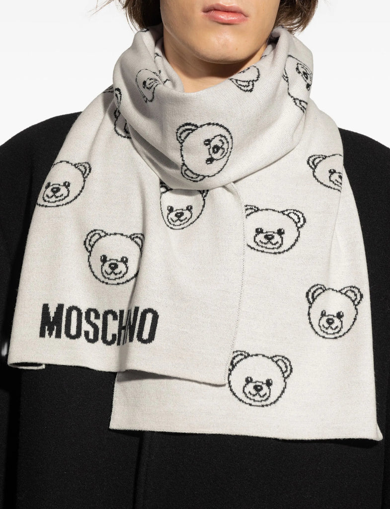 Sciarpa Moschino 30831 M3320 Face Teddy