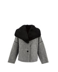 Giacca Alessia & Massimo GA9094 Cappotto corto spigato
