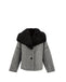 Giacca Alessia & Massimo GA9094 Cappotto corto spigato