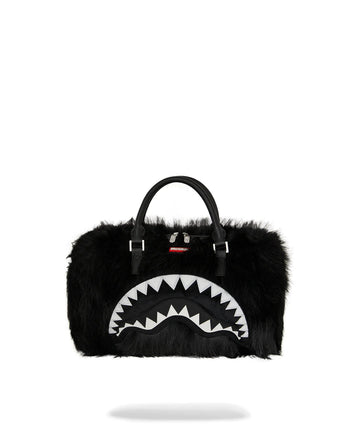 BORSA SPRAYGROUND 8209 FUR CRAY BLACK MINI DUFFLE