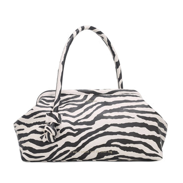 Borsa Le Pandorine PF253B540 mano grande Bottle Maxi colore zebra beige/nero