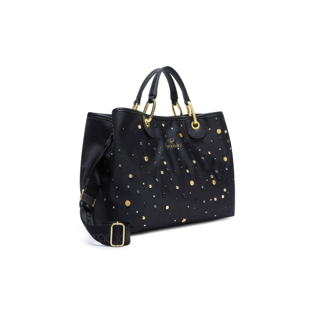 Borsa Braccialini B18260 Linea Beth Strass Nera
