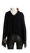 Poncho Moschino  30667 M2339 lana rasata  banda logo lurex