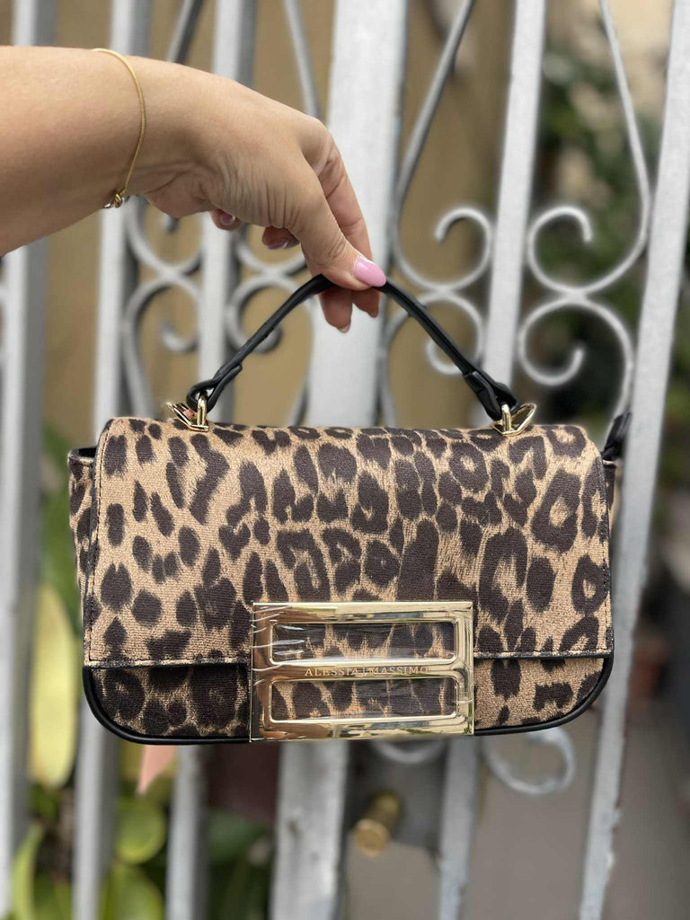 Borsa Alessia & Massimo 5205 a mano animalier