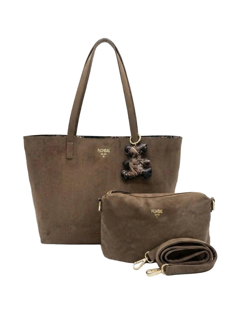 Borsa Pashbag 20237 Shopper Kate Venom in suede