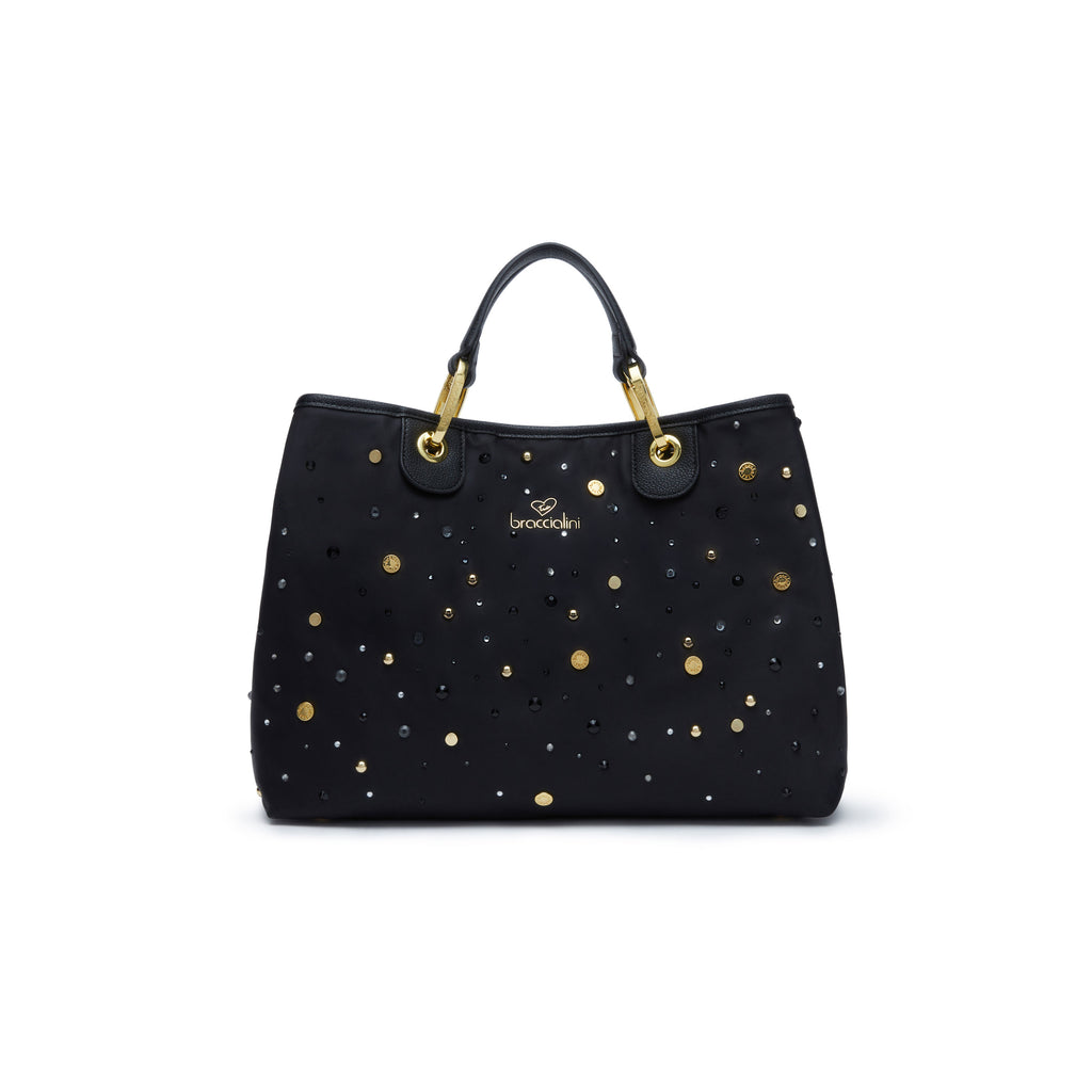 Borsa Braccialini B18260 Linea Beth Strass Nera