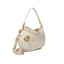 Borsa Braccialini B18212 Hobo Bag Beth Patch Avorio