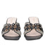Scarpe Tosca Blu SS2530S0304 Sandalo Ocean in raffia con accessorio colore nero