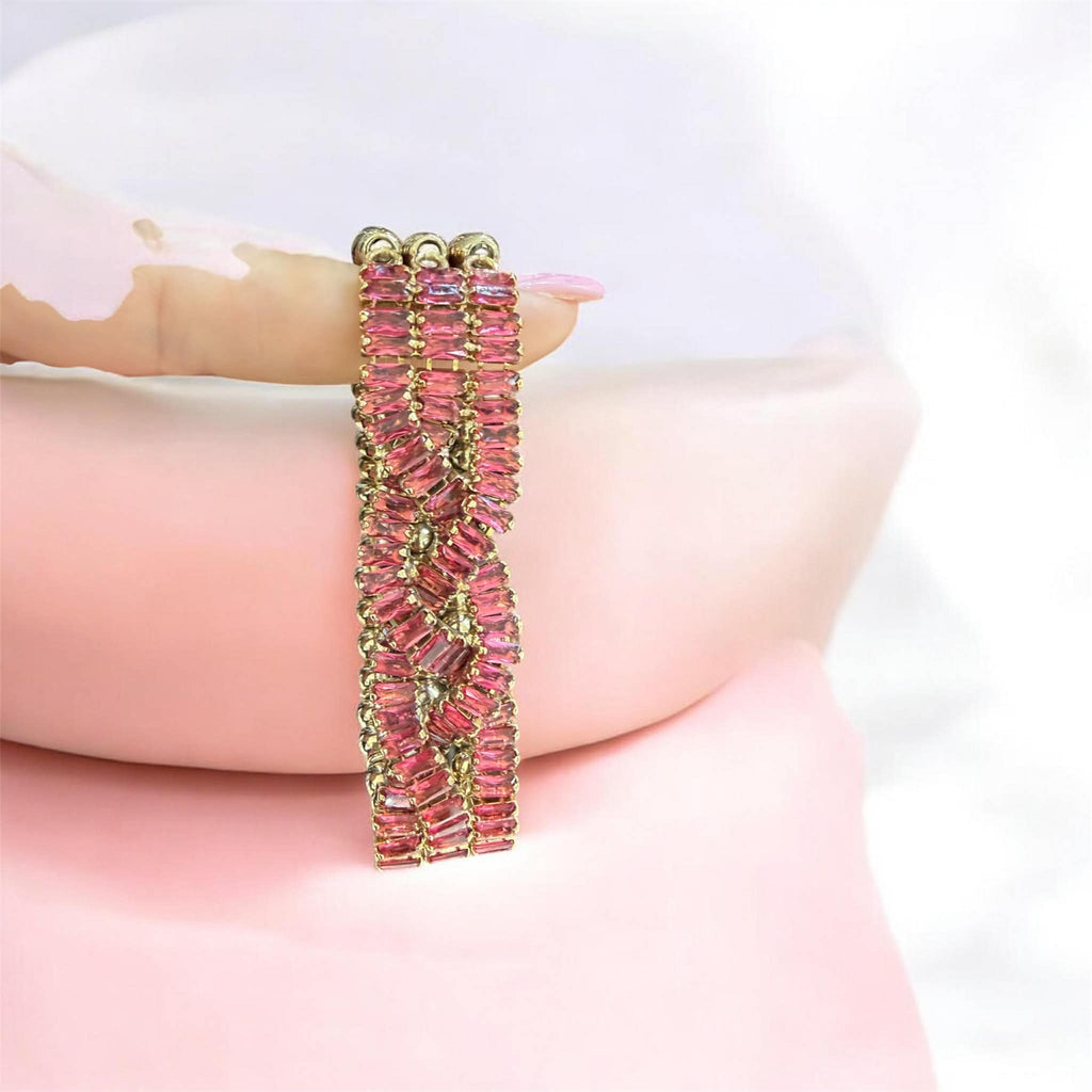 Bracciale Sodini 551000 tre fili Cometa strass