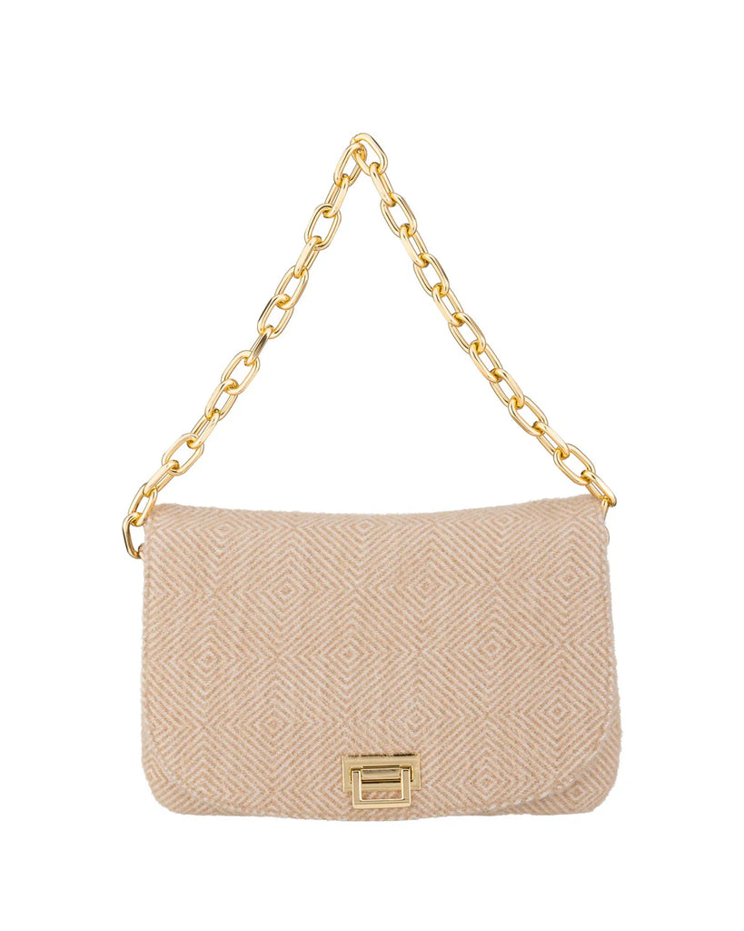 Borsa Alessia & Massimo 5197 a spalla Tessuto Spigato