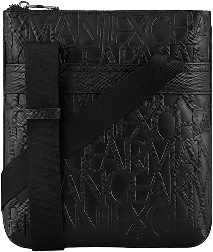 Tracolla Armani Exchange art 952526 CC838 logata nera