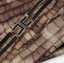 Foulard Eisabetta Franchi FO24L61E2 in twill di seta con stampa alligatore