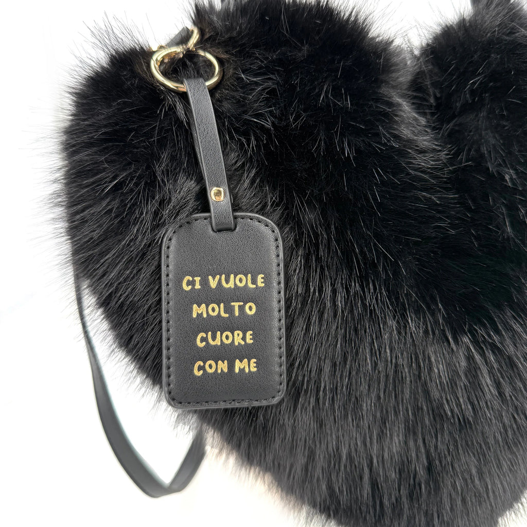 Borsa Le Pandorine PF252B531 Fur Heart cuore