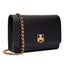Borsa Elisabetta Franchi Nera BS01A46E2 a tracolla in materiale sintetico con placca logo