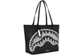 BORSA SPRAYGROUND 9346 SHOPPER BLACK AND WHITE DRIP SHARK