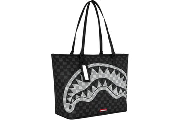 BORSA SPRAYGROUND 9346 SHOPPER BLACK AND WHITE DRIP SHARK