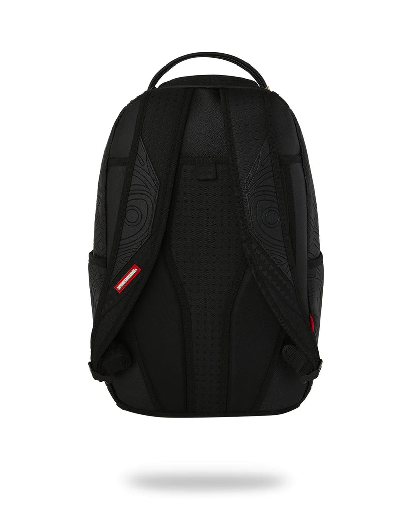 ZAINO SPRAYGROUND 6950 TONAL MONOGRAM EMBOSS SHARK BACKPACK