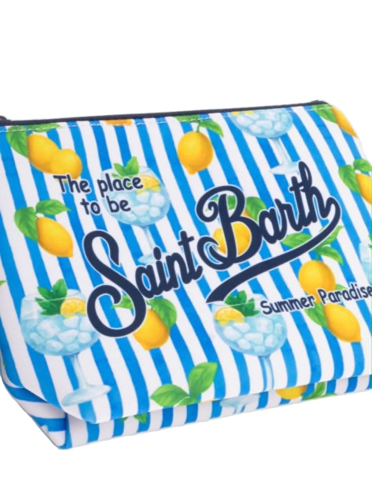 Pochette Saint Barth Aline Stripes Gin Tonic Lemon E Limoncello