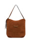 Borsa Pollini SC4654 a Spalla In Fabric Suede Tan